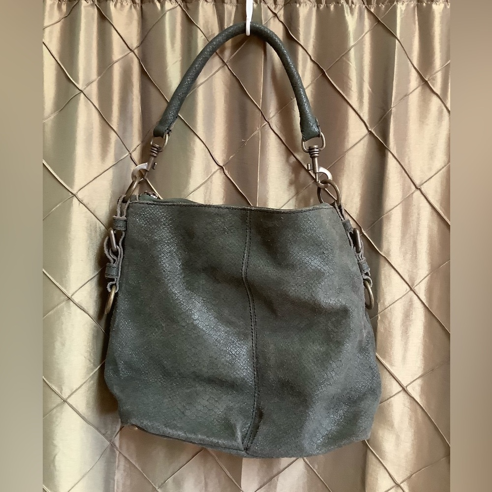 VGUC- Liebeskind Berlin Limited Edition Snake Embossed Suede Hobo Bag